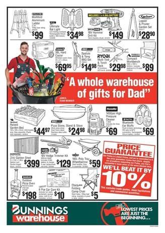 Bunnings Catalogue Power Tools Father's Day Gifts 2017 - Catalogue AU