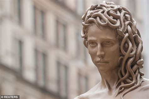 Newly unveiled Medusa statue is criticised by feminists | Daily Mail Online