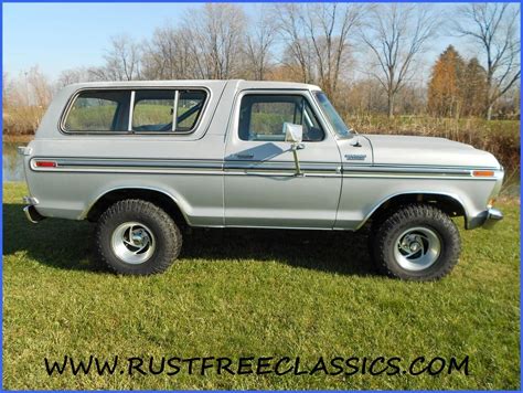 1979 Bronco Custom silver 4x4 fully loaded 351 4 speed 79 | Bronco ...