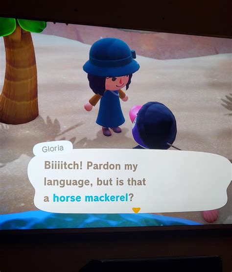 When you give your villager a catchphrase that ends up fitting ...