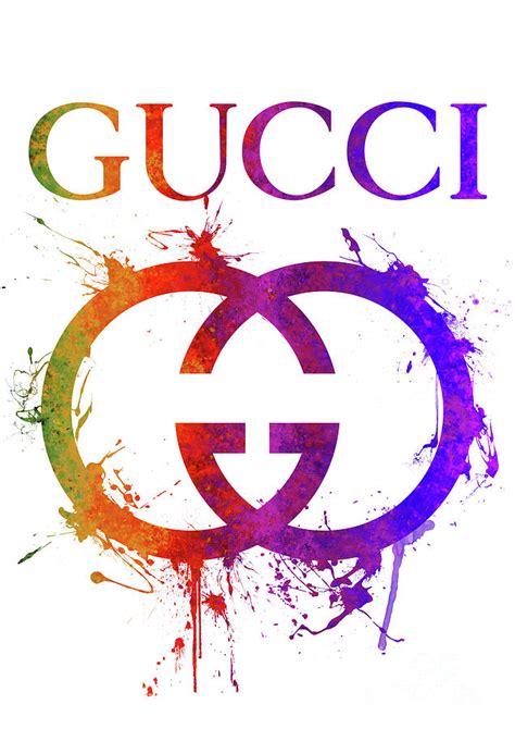 Gucci Logo - 74 Painting by Prar Kulasekara