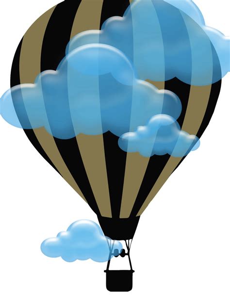 Hot Air Balloon Clip Art Printable Digital 8 air balloons | Etsy