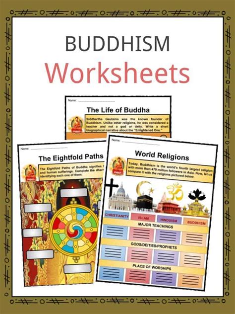 Buddhism Worksheets