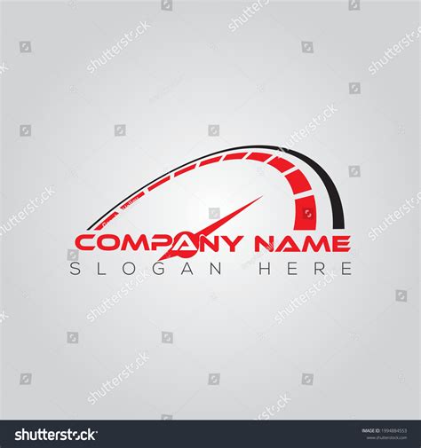 Logo Design Speedometer Vector Illustration Stock Vector (Royalty Free) 1994884553 | Shutterstock