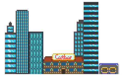 City buildings | Pixel Art Maker
