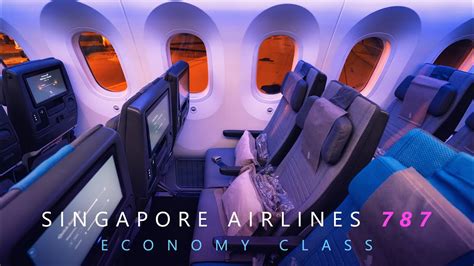 Singapore Airlines 787 Economy Class | Singapore to Tokyo - YouTube