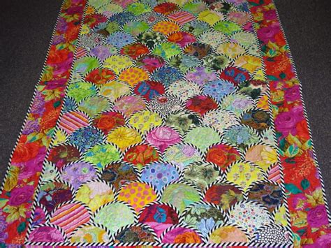 clamshell quilt | Clamshell quilt, Circle quilts, Quilts