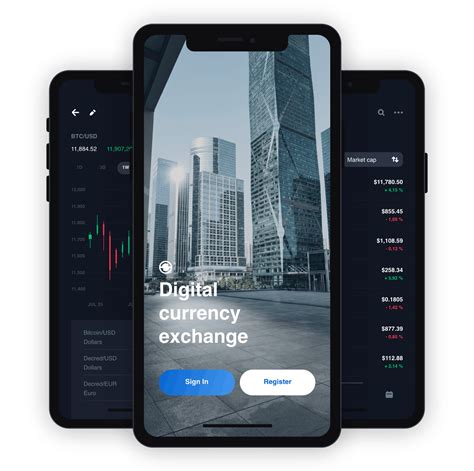 Digital Currency Exchange | Denys Zayets | Freelance UI/UX Designer