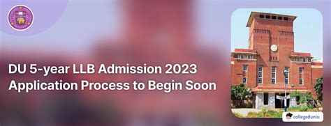 DU 5-year LLB Admission 2023: BCI Approves 120 Seats; Application Process To Begin Soon; Check ...