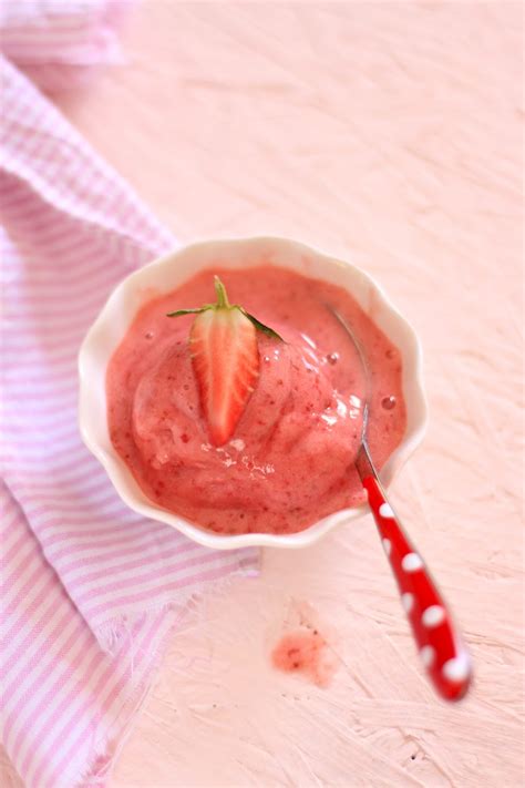 Plateful: Strawberry Soft Serve — three ingredient, less than 5-minute ice cream!