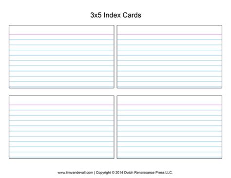 8 Best Images of Index Cards Printable Editable Template - Printable ...