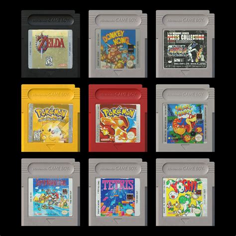 ArtStation - Nintendo Gameboy Cartridges