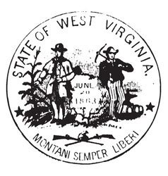 West Virginia State Seal Vector Images (over 230)