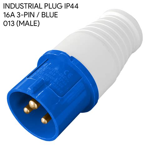 KM Lighting - Product - Industrial Plug Connector IP44 - 16A 013 / 32A ...