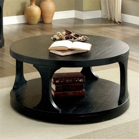 Black Round Coffee Table: A Stylish Addition To Your Living Space - HoomFest