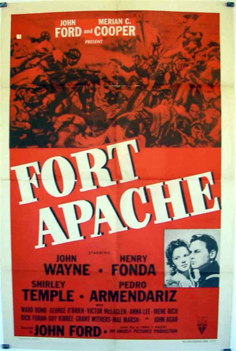 "FORT APACHE" MOVIE POSTER - "FORT APACHE" MOVIE POSTER