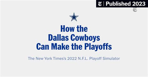 How the Dallas Cowboys Can Make the Playoffs: Through Week 18 - The New ...