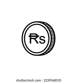 Pakistan Currency Symbol Pakistani Rupee Icon Stock Vector (Royalty ...