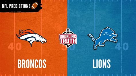 NFL Week 15 Denver Broncos vs Detroit Lions: Odds, Tips and Predictions 12/16/23. - TGT USA