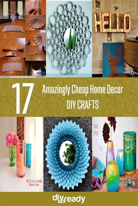 17 Amazingly Cheap Home Decor | DIY Crafts