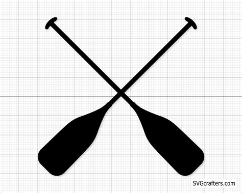 Crossed Paddles Svg, Kayak Paddle Svg, Paddle Svg, Kayak Svg, on Lake ...