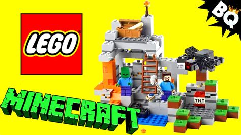 LEGO Minecraft The Cave 21113 Build and Review - BrickQueen - YouTube