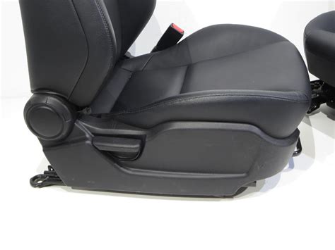 Replacement Oem Hyundai Genesis Black Leather Seats 2008 2009 2010 2011 ...