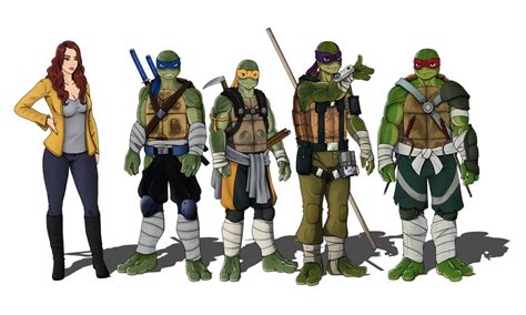 TMNT Movie Redesign Group by CandyKappa on DeviantArt