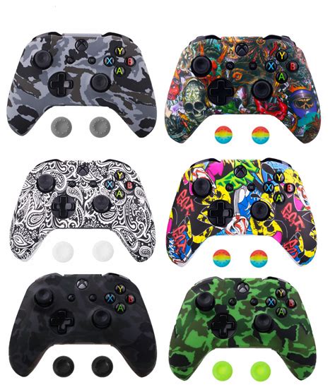 Silicone Cover Case for Xbox One X / S Controller + 2 Thumb