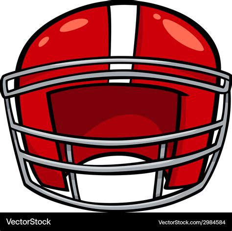 American football helmet clip art Royalty Free Vector Image