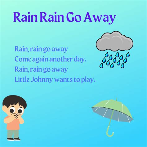 Rain Rain Go Away Printable Lyrics, Origins, and Video