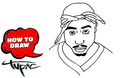 Tupac Drawing Step By Step