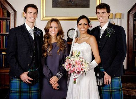 Andy Murray serves as best man in brother Jamie’s wedding