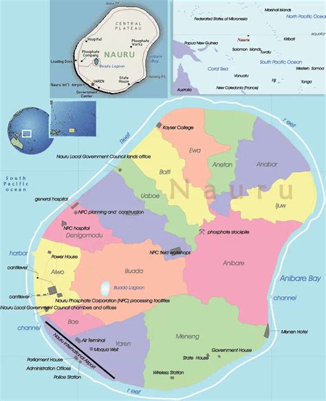 Nauru Map - MapSof.net