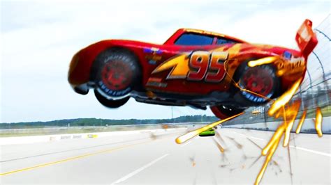 Cars 3 Full McQueen Crash Scene Remake - YouTube