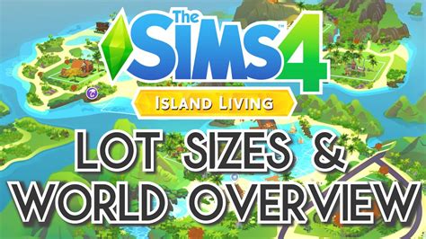 The Sims 4 ISLAND LIVING: Sulani ALL LOT SIZES and World Preview - YouTube