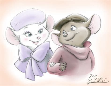 Miss Bianca and Bernard by theblindalley on DeviantArt Walt Disney ...