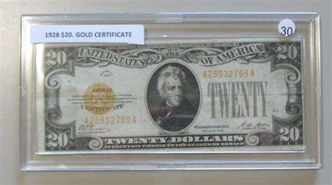 $20 GOLD CERTIFICATE 1928 - Star Coin and Currency, LLC