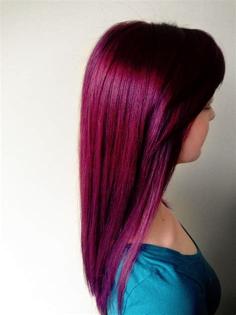 Red Violet Hair Color | Galhairs