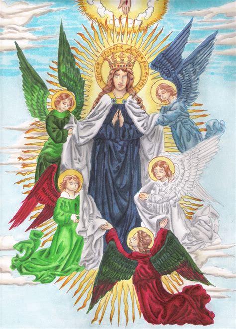 Assumption of Mary. by Laetamini on DeviantArt