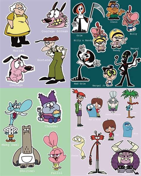 90s Cartoon Network Character Vinyl Stickers | Etsy in 2022 | Cartoon ...