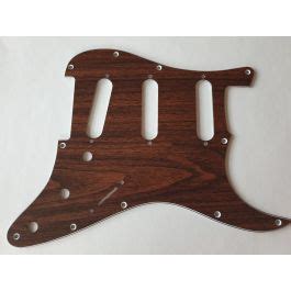 Stratocaster standard guitar pickguard 3ply wood fits fender