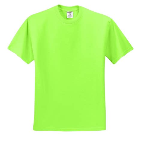 Jerzees 29M Heavyweight Blend 50/50 Cotton/Poly T-Shirt - Neon Green ...