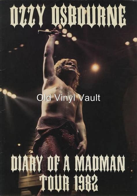 Details about Ozzy Osbourne-Diary Of A Madman Tour 1982 poster print ...