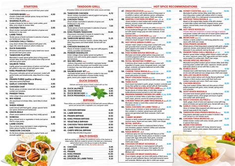 Indian Takeaway Menu Design :: Behance