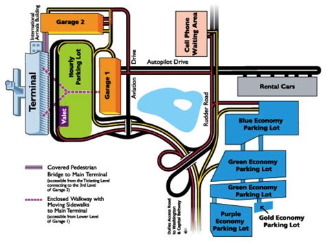 dulles airport parking map | Airport Parking Guides