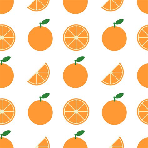 Orange, seamless pattern, vector. 13512788 Vector Art at Vecteezy