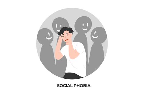 Illustration - Social Phobia Graphic by Uppoint Design · Creative Fabrica