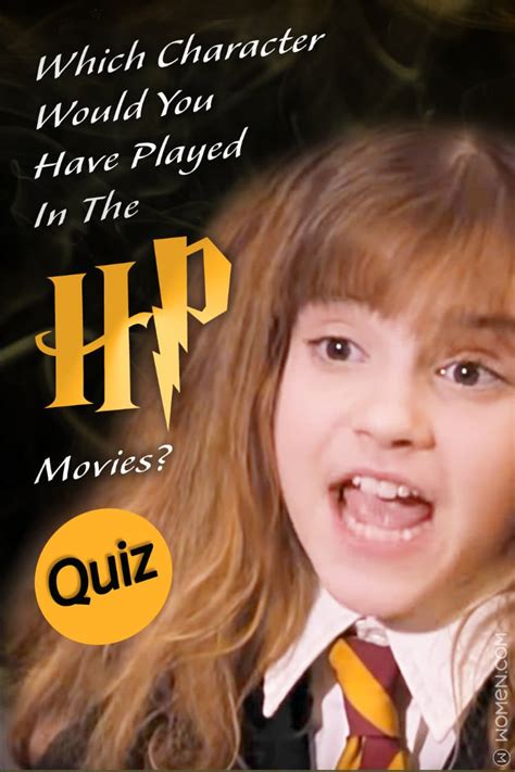 Quiz which character would you have played in the harry potter movies – Artofit