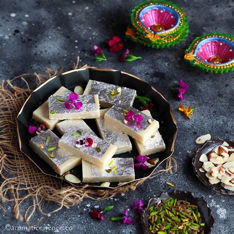 Barfi Recipe | Mawa Barfi | Khoya Barfi - Aromatic Essence